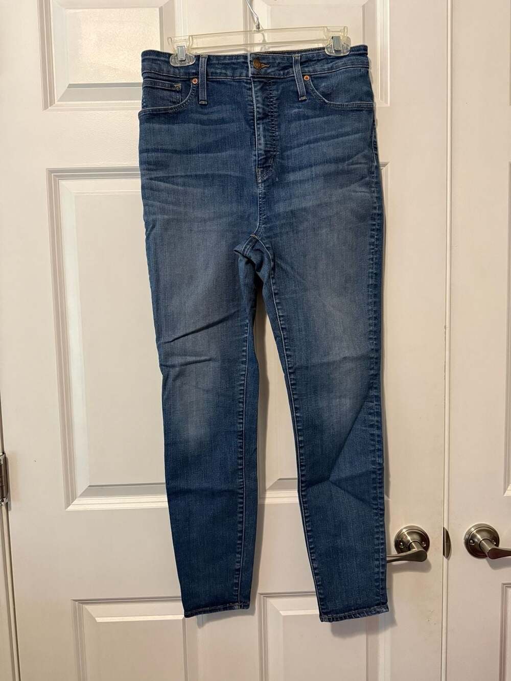 Madewell Curvy High-Rise Skinny Ankle Jeans Medium Wash 31